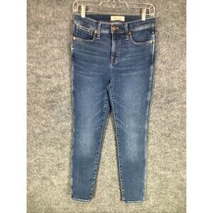 Madewell 10” High-Rise Skinny Jeans Womens Size 26 Blue Denim Stretch